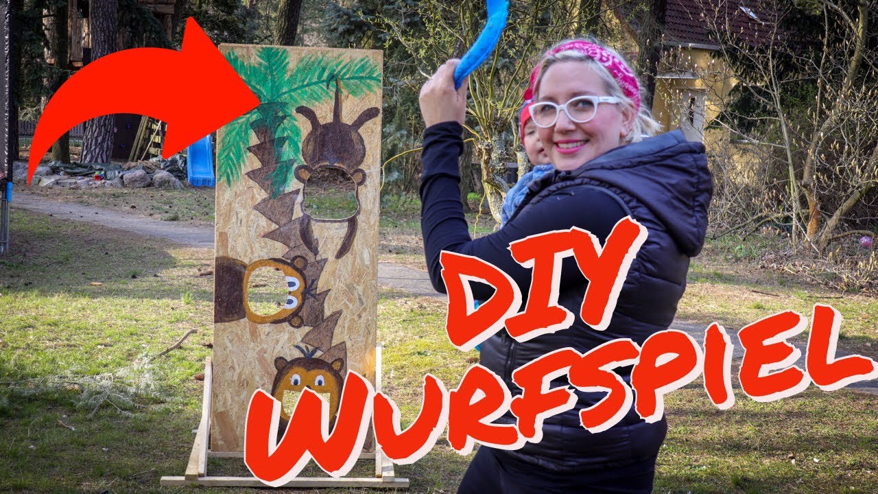 DIY Wurfspiel: Spielidee für den Kindergeburtstag