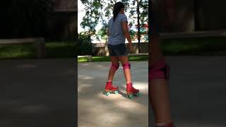 Ana Andando De Patins Quad