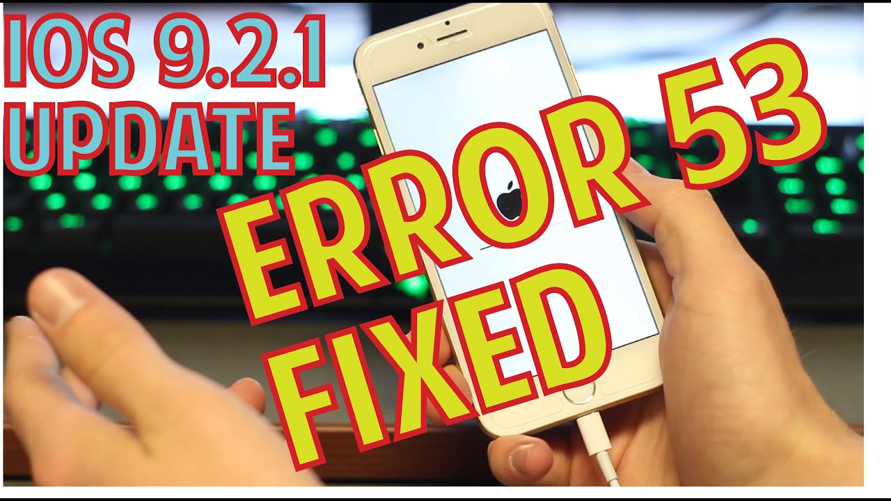 iOS 9.2.1 re-UPDATED (v2.0)!!! Error 53 FIXED!!! 1970 Bug Fixed???