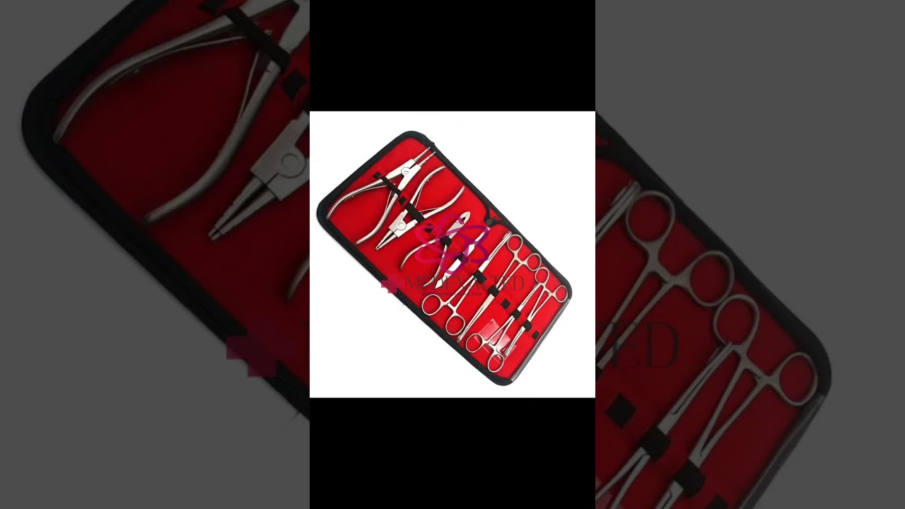 Skin Body Piercing Tool Set Body Piercing Kit Ear Tongue Septum Piercing Tools Piercing+923417330036