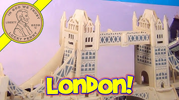 London Tower Bridge 3D Wooden Puzzle - 4 Sheets, Creatology