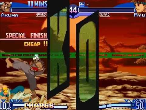 GGPO - Street Fighter Alpha 3 - Akagi(KOR) Vs TR7979(JPN)