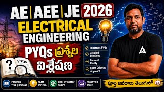 Electrical Engineering PYQs Explanation | AE | AEE | JE 2026 | By MAHESH THATI screenshot 3