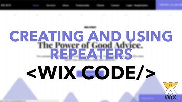 How To Create and Use Repeaters in Wix Code - Wix Code Tutorial 2018