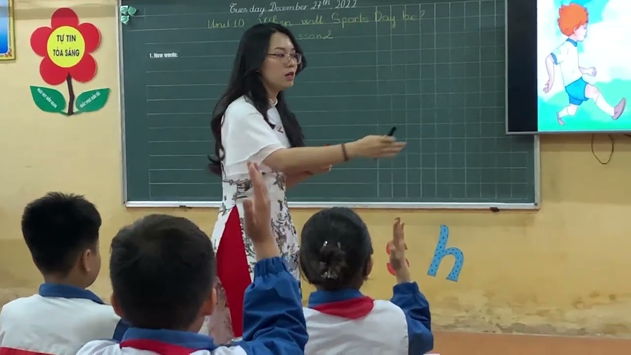 TRƯỜNG TIỂU HỌC HIỀN NINH - Tiết dạy thi GVDG Môn Tiếng anh (Lớp 5)