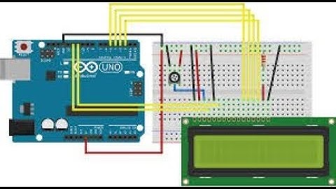 How to connect 16×2 LCD screen with Arduino Uno