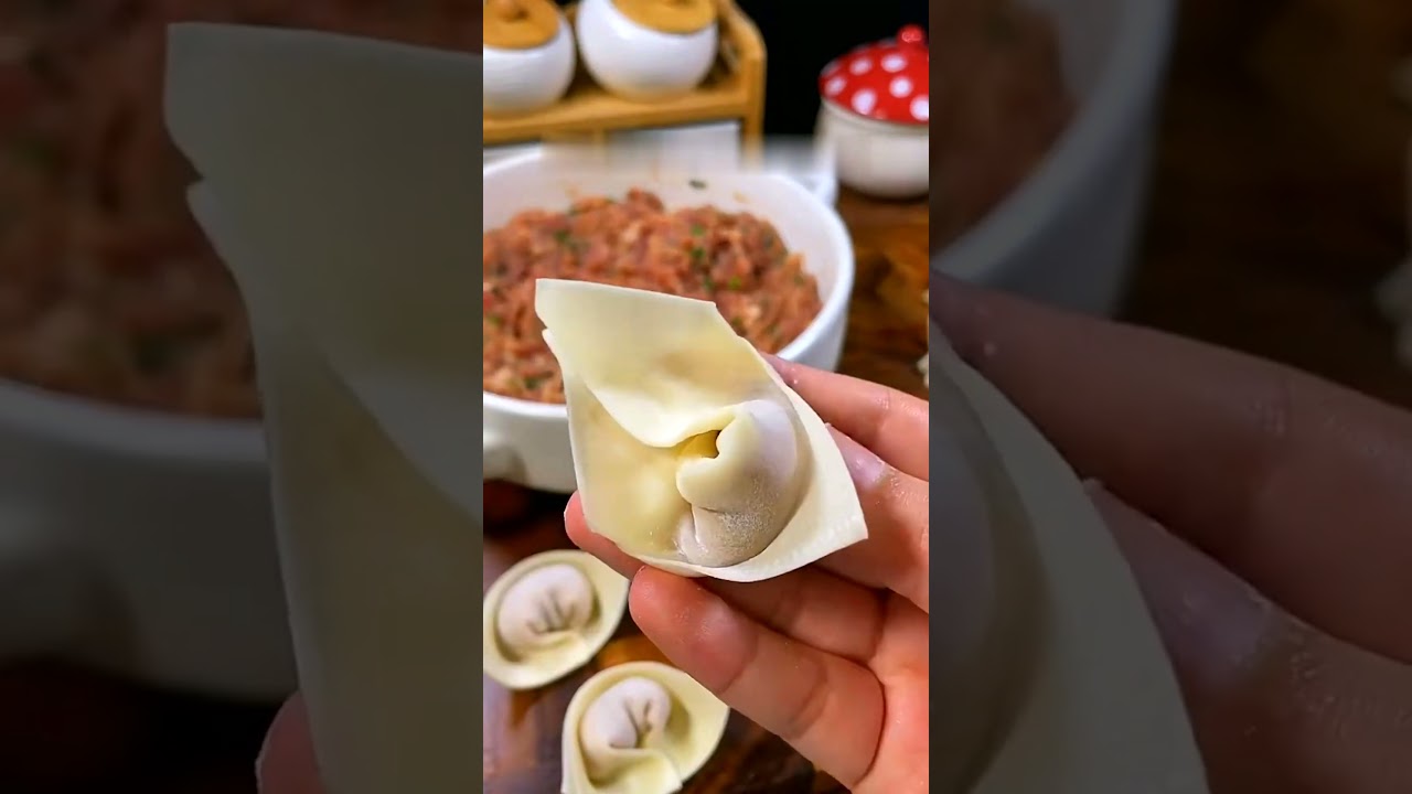 Learn to Wrap Wontons in Just 3 Seconds 🥟✨