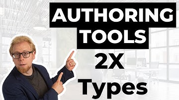 What is an Authoring Tool? There Are 2 Types, Why Should You Care?