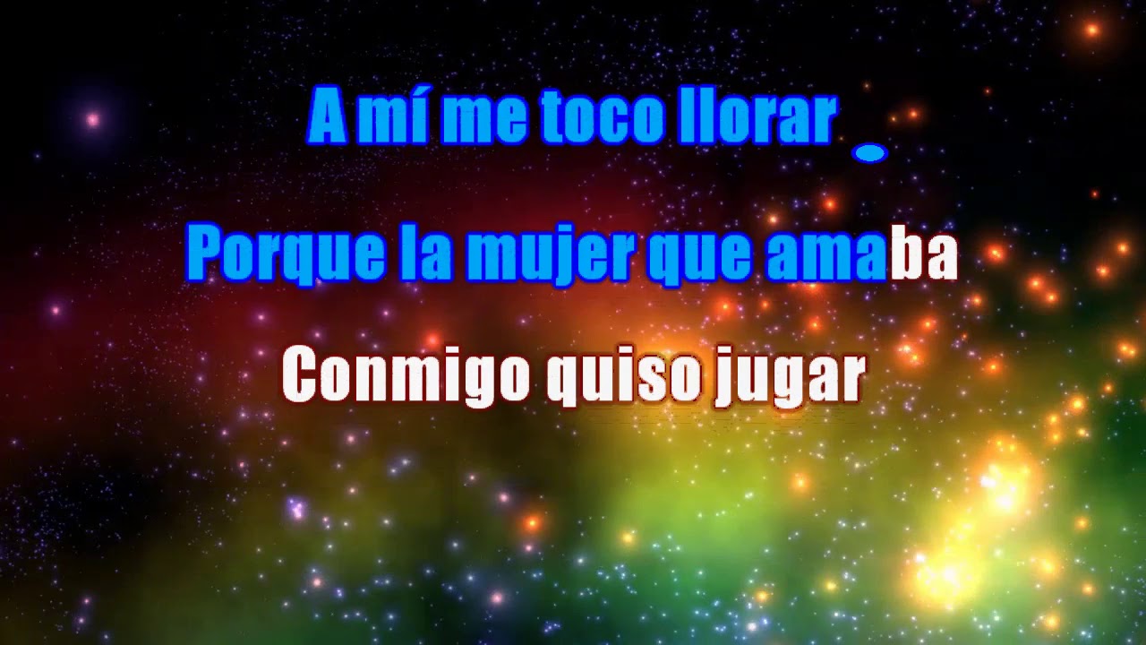 Los Bybys   Llorar llorar llorar Karaoke