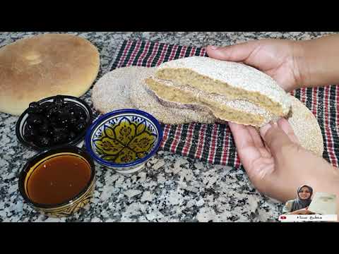 خبز الشعير بطريقة مختلفة بالبلبولة رطب و هشيش 👌 خبز بلبولة الشعير
