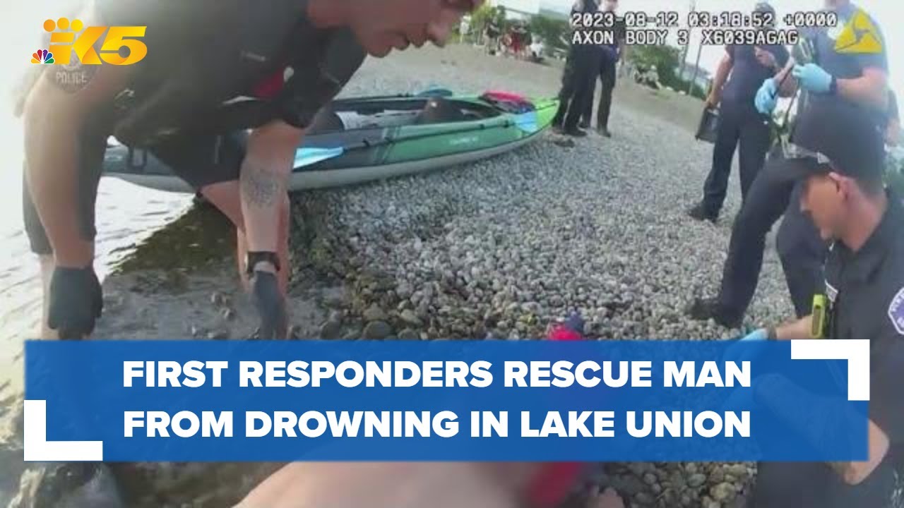 First responders rescue man who nearly drowned at Lake Union