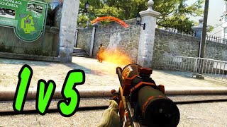 5 shots, 5 kills! - CSGO #shorts