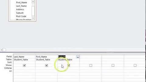 Running Queries: Query by Example (QBE)