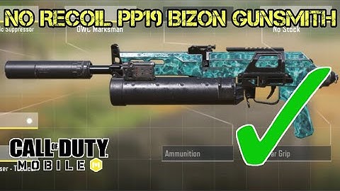 Best no recoil PP19 Bizon Gunsmith & Gameplay in COD Mobile | Call of Duty Mobile