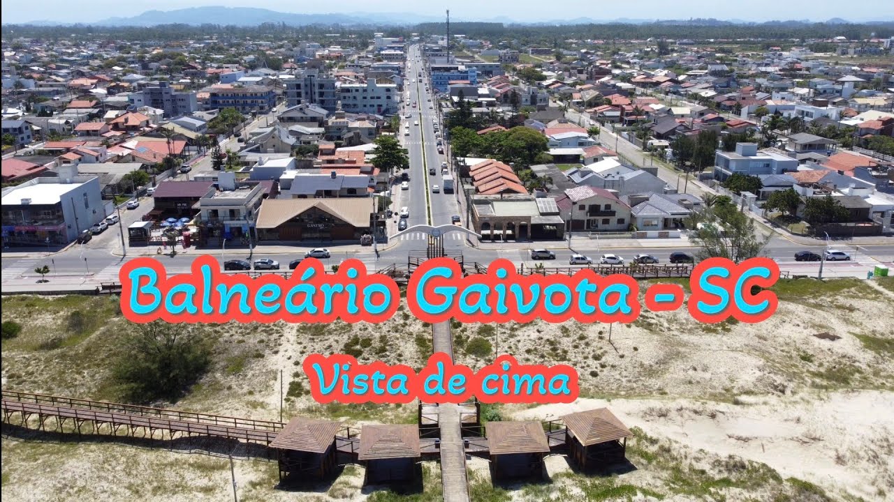 Balneário Gaivota - SC - vista de cima