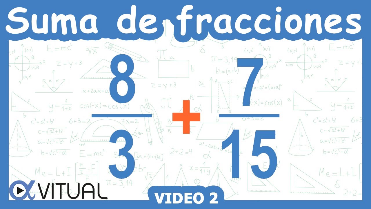 Suma de fracciones usando el mcm | Aritmética - Vitual - YouTube