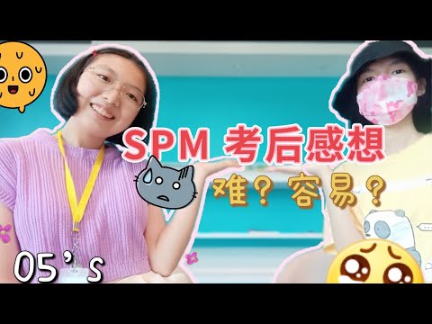 SPM 考后心得🍀 泄题？容易？memes？
