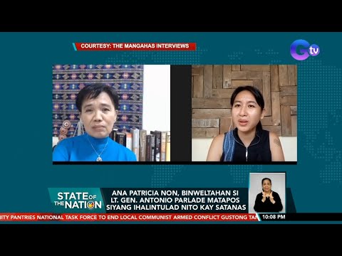 Maginhawa pantry organizer Ana Patricia Non to Parlade: Skip Satan, read whole Bible | SONA