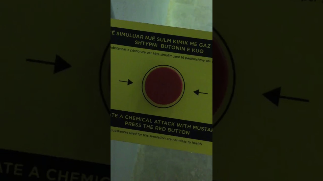 Bunk'Art, simulation of a mustard gas attack - AG