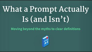 How to Prompt AI (Module 2) | What a Prompt Actually Is (and Isn’t)