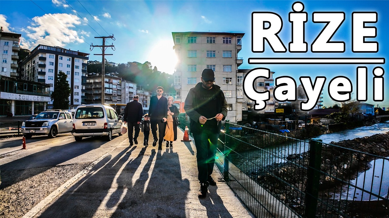 Rize Çayeli 4K Yürüyüş Turu | Discover the Beauty of Black Sea Streets