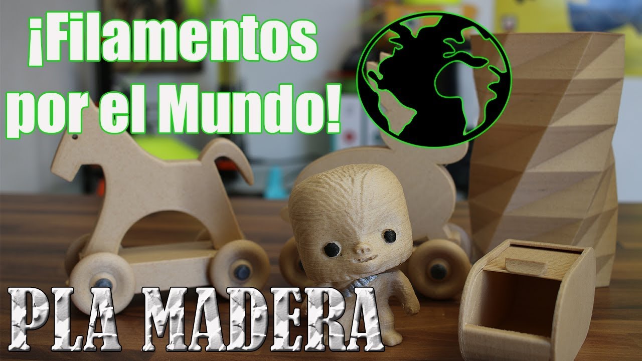 PLA MADERA SAKATA (FILAMENTO POR EL MUNDO) 👍🔴 - YouTube