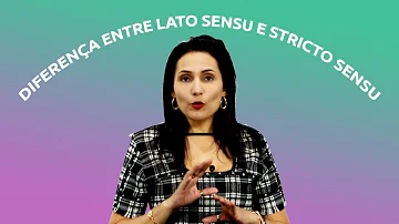 O que é uma pós lato sensu?