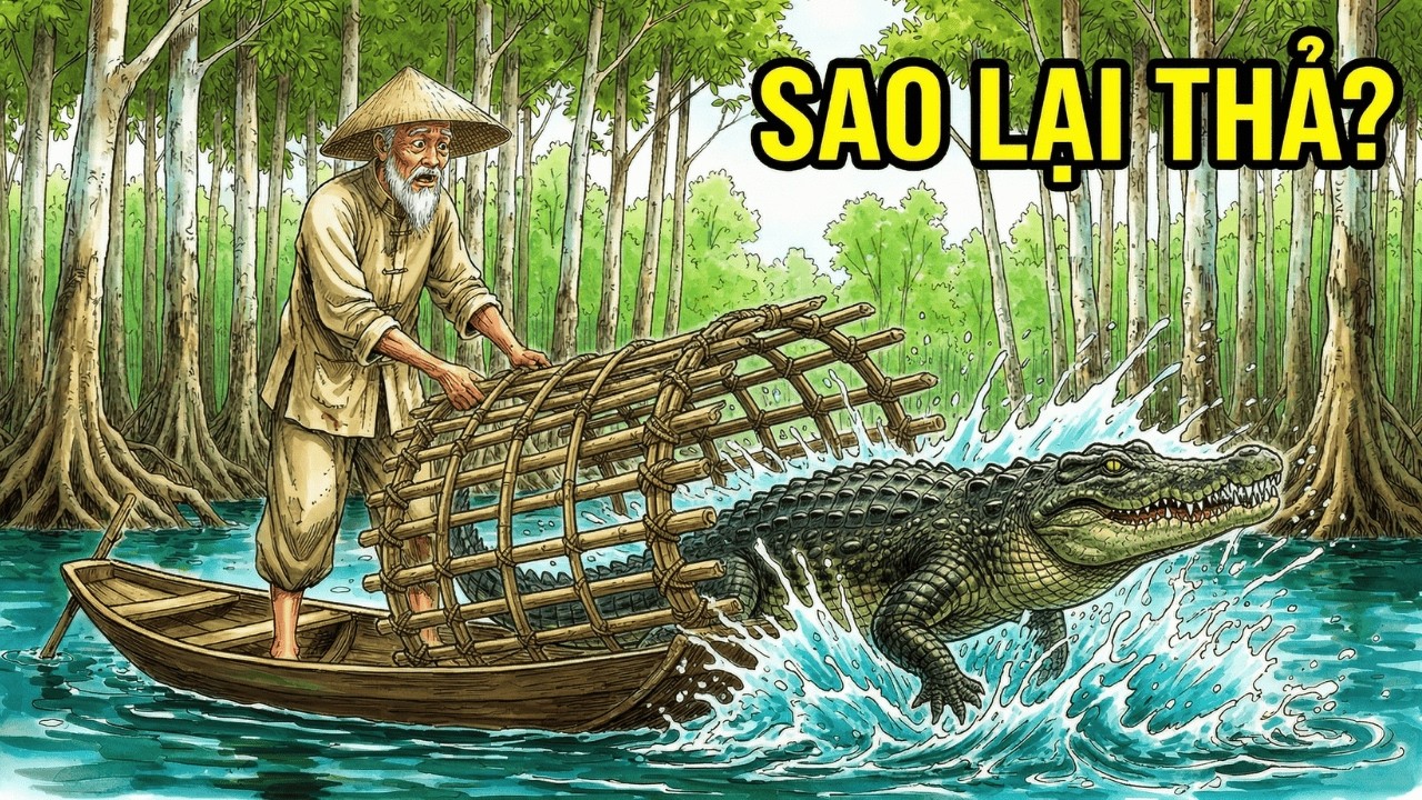 Người Bẫy Cá Sấu Không Bao Giờ Giữ Con Đầu Tiên | Chuyện Rừng U Minh