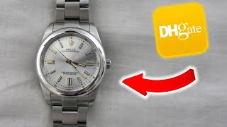 Incredible Rolex Datejust With Box And Papers On Dhgate For Only 60$ Unboxing and Review !!