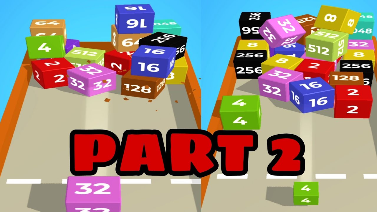 Chain Cube: 2048 3d merge game! Part 2