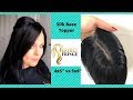 4X5" vs 5X6" Silk Base Topper! Hairpiece for Hair Loss & Thin Thinning Alopecia | Hair Hacks!!