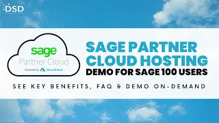 Sage Partner Cloud Demo: Hosting for Sage 100 Users Profile