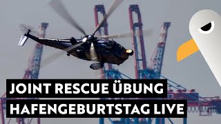 Hafengeburtstag Live 🚢 THW 🛟 Joint Rescue Übung 🚁 Flair an den Landungsbrücken