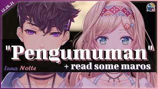 Pengumuman【NIJISANJI ID | Luna Notte】