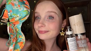 ASMR Kind Rich Girl Gets You Ready For Vacation 🥥🌊🌺🐬