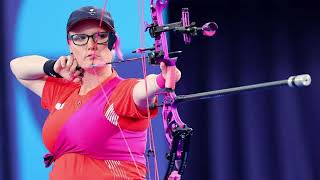Jodie Grinham shoots into history with Paralympic archery bronze while pregnant
