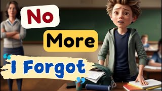 Be responsible & remembering things | Learning story | No more 'I forgot' |  kids responsibility