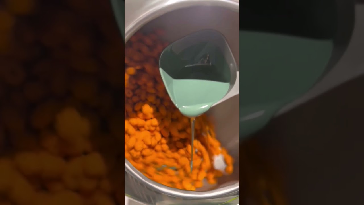 Coated almonds in different colors 