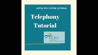 UCPSA - EVV Tutorial 2021 screenshot 2