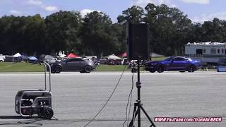 Ford Mustang 5.0 Vs Cadillac Cts-V Coupe 12 Mile Drag Race Tbt