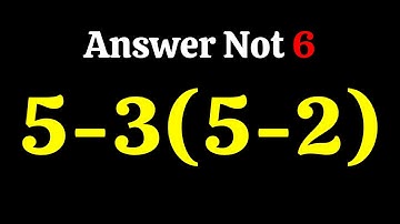 Only 1 in 5 Can  Solve This Math Problem!