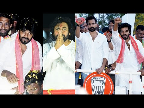 Watch : Sudigali Sudheer backslashu0026 Vaishnav Tej Election Campaigning For Janasena In Pithapuram | Pawan Kalyan ... - YOUTUBE