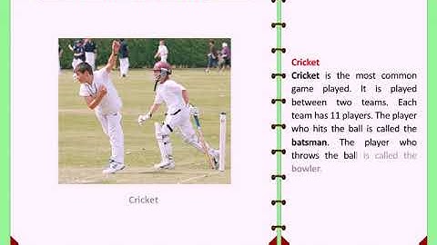 Class 3 EVS Chapter 8 Games We Play