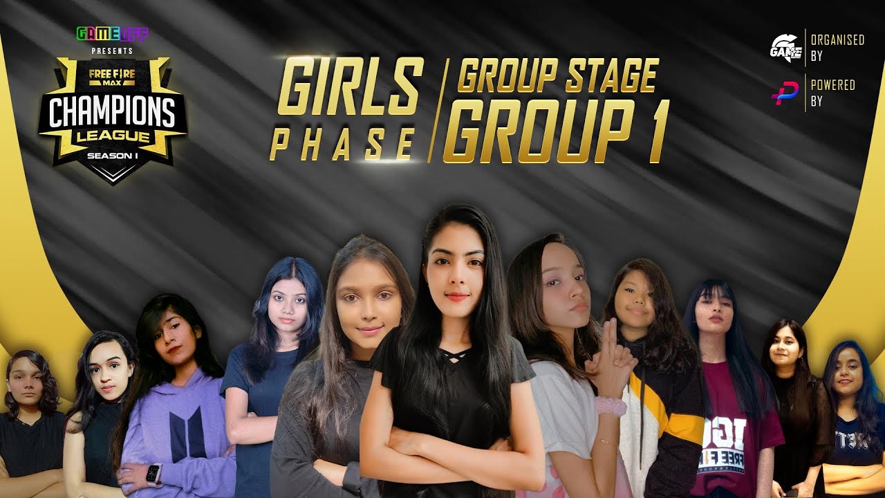 GAMEOFF.TV PRESENT CHAMPIONS LEAGUE || GIRLS PHASE || DAY 1 GROUP 1