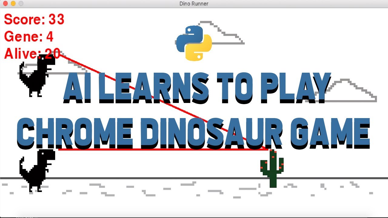 This AI learned to play Chrome Dino Game