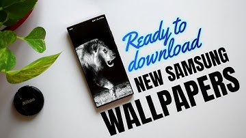 ONE UI 3.1 - Updated Dynamic Lock Screen Wallpapers ready to download !