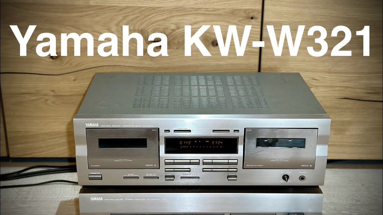 Double Platine Cassette Yamaha KX-W321 - Argenté (occasion)