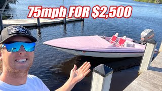I Bought The CHEAPEST Race Boat on Marketplace To Compete Against James and George! (IT RIPS!!!) screenshot 5