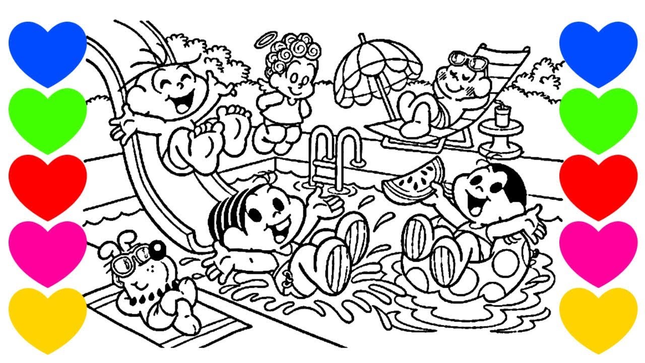 Turma MÃ´nica  Monica para colorir, Turma da monica colorir, Desenhos para  colorir