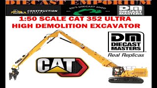 Diecast Masters Caterpillar 352 Ultra High Demolition Excavator in 1:50 Scale